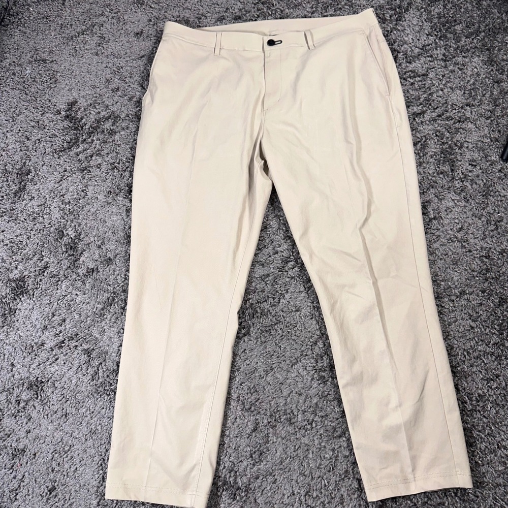 Public Rec Go-To Pants Khaki‎ Stretch Casual Chinos Modern Size 38
